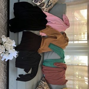 L/XL/XXL Cardigan Sweater & Hoodie lot (7 items)